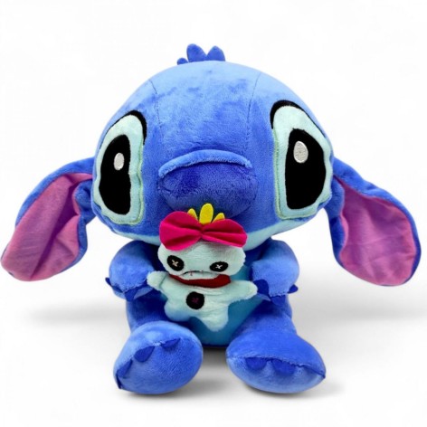 Мʼяка іграшка Стіч 25 см, синій