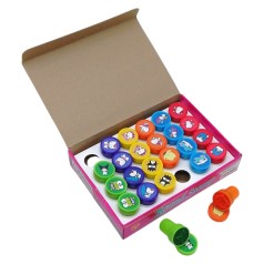 Набір дитячих штампів аніме Sanrio (Hello Kitty, My Melody, Kuromi) 24 штуки