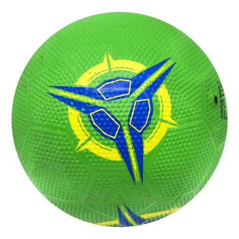 Мяч футбольный, резиновый, зеленый