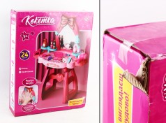 УЦЕНКА 30% Трюмо 57-29-70,5см,фен,аксессуары,муз, свет,24шт,на бат-ц, в кор-ц,54-42,5-11см /8/