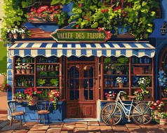 Набір для розпису по номерах Долина квітів Ideyka 40х50 см КНО3649