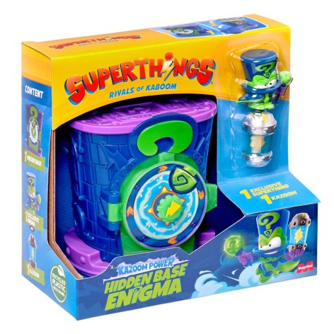 Ігровий набір SUPERTHINGS серії "Kazoom Power" - ПРИХОВАНА БАЗА ЕНІГМА