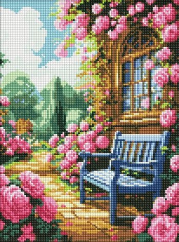 Алмазная мозаика - "Цветочный сад" ©art_selena_ua, 30х40см