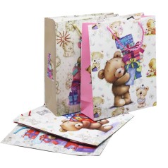Пакет подарочный 32 х 26 см микс