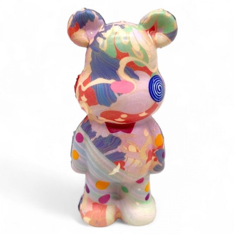 Сквіші ведмедики бузковий абстракт