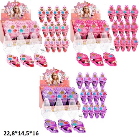 Косметика SR24035-1/2/3 морозиво 3кол. /24/288/12шт.в кор.22,8*14,5*16см