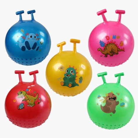 Стрибун гумовий діаметр 41 см, в п/е,  МІКС ВИДІВ /80/