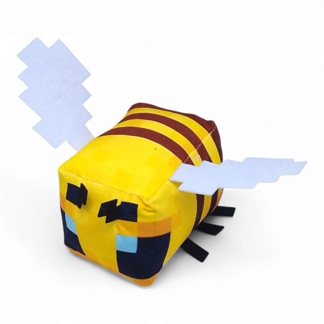Іграшка мʼяка Майнкрафт/Minecraft "Бджілка" 21 см
