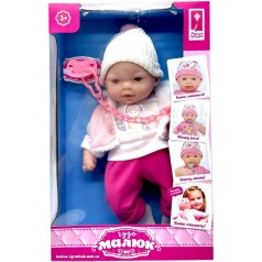 Пупс мʼяконабивний "Чудо Малюк", муз короб. 37*10,5*23см