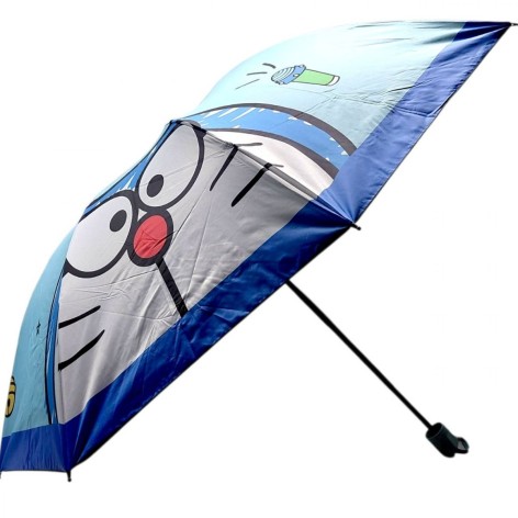 Парасолька "Sanrio" Doraemon / Дораемон d = 95 см, довжина 26 см, 8 спиць, чохол, в пакеті (СИНЯ)