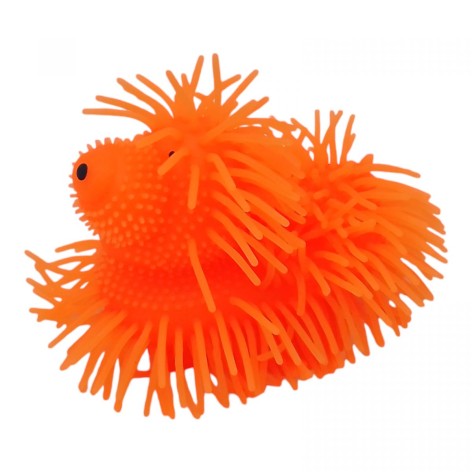 Антистресс-светяшка "Песик", оранжевый.