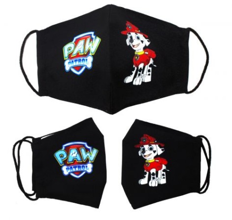 Багаторазова 4-х шарова захисна маска "Щенячий патруль, Маршал" розмір 3, 7-14 років