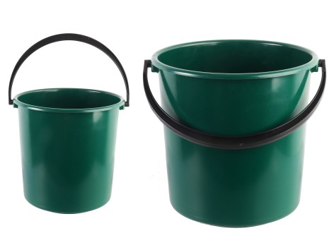 Ведро 10л хозяйственное цветное (сорт 2)