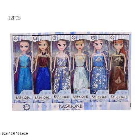 Кукла 29см F7536 Ледяное сердце 6в. /20/240/12шт.в кор.50,6*9,5*33