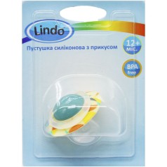 Пустушка силіконова. 12+ міс. (бірюзовий)