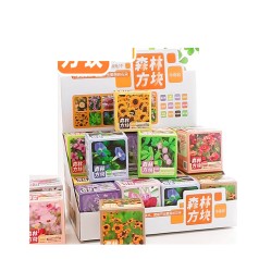 Набор для творчества стакан (картон) 5см, грунт, семена, в кор-це, (12 видов) /4/96/24шт в кор. 29,5-15-22см