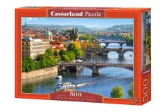 Пазлы Castorland 500 "Мосты в Праге" 47*33