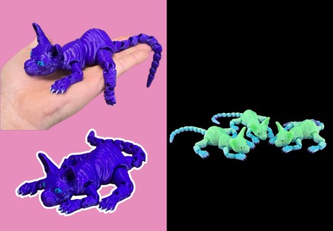 3D іграшка Кіт сфінкс 24см рухливий