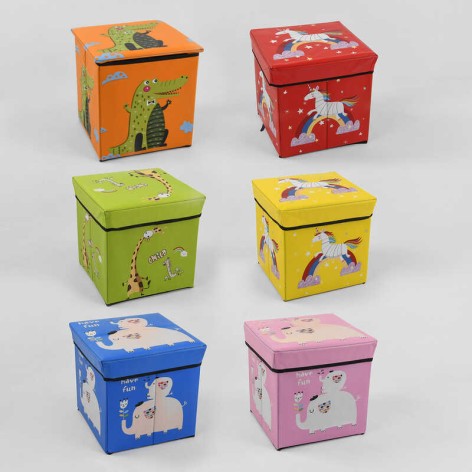 Пуфік-короб 6 видів, в п/е, мікс видів 