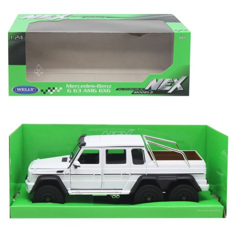 Машинка колекційна WELLY 1:24 MERCEDES-BENZ G63 білий