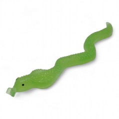 Лізун змія 35см зелена