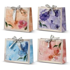 Пакет подарунковий паперовий S "Flowers" 18*23*10см R97031-S (480шт) 6 шт. в уп. //