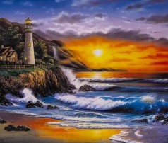 Алмазная мозаика на подрамнике 