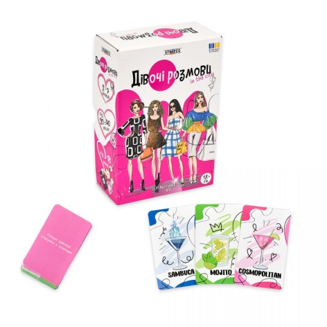 Настільна гра Strateg "Дівочі розмови" 18+