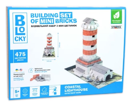 Будівельний набір для творчості з міні-цеглинок BLOCKY 