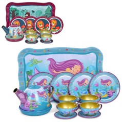 Набір посуду 14предметів,2 види, у п/е 25-16-7см /24/