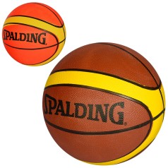 М'яч баскетбольний розмір7, гума, 520-560г, 12 панелей, 2 кольори /30/