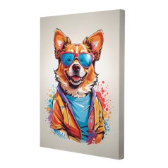 Інтер'єрна картина Стильний пес (28x40) (ПС-285)