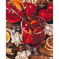 Картина по номерам: Пряный глинтвейн