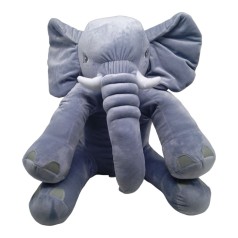 Плюшевая игрушка Слон Элвис серо-голубой 52 см