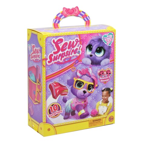 Іграшка-сюрприз "Scruff A Luvs: Sew surprise", фіолетовий