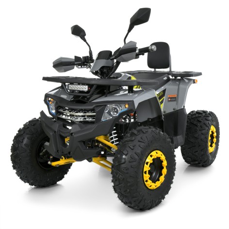 Квадроцикл HB-FC1450-11-6 (1шт) мотор 1450W безщ, 5акум 12V/20AH,світло, до 50км/ч,до 82кг,сіро-жовтий