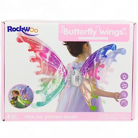 Дитяча іграшка Rockwoo "Крила метелика" рухомі з музикою 90 см (R01-10055)