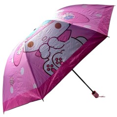 Парасолька "Sanrio" My Melody / Маймелоді d = 95 см, довжина 26 см, 8 спиць, чохол, в пакеті (МАЛИНОВА)