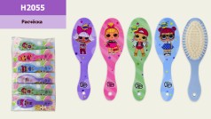 Гребінець дитячий 4 види, розмір гребінця 5,5*3*17,5 см, на планшеті 7,5*21 см