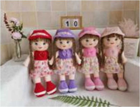 М'яка лялька 4 види, висота 35 см, мікс видів 