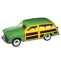 Машинка металлическая FORD WOODY WAGEN 1949 зеленый