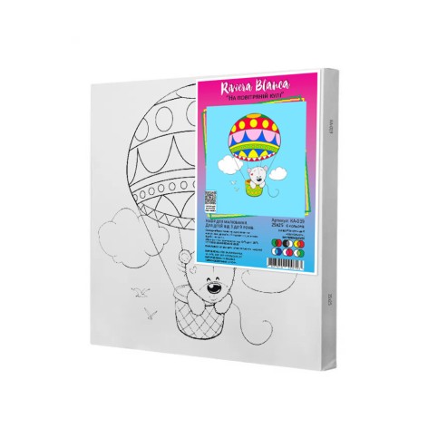 Набор для росписи по контуру для детей Riviera Blanca На воздушном шаре 25x25 см (КА-019)