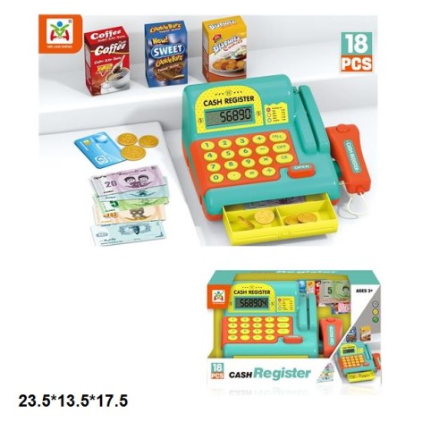 Касовий апарат LS820A73-8 з набором батар.муз.світ.кор.23,5*13,5*17,5 