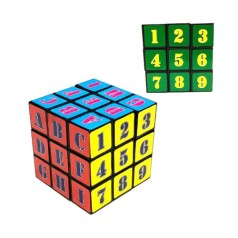 Кубик Рубика с цифрами и буквами 3 х 3 х 3