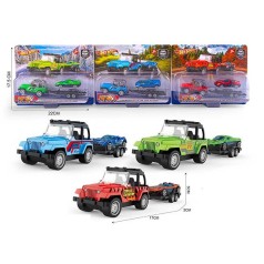 Машинка 3 види, на листі,  мікс видів 