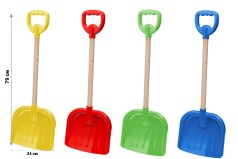 Лопата №4 с длинной деревянной ручкой, Бамсик 