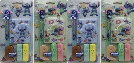 Н-р_блокнот 64арк.,ручка ,маркер 2шт.,скотч 2шт,диспенсер 