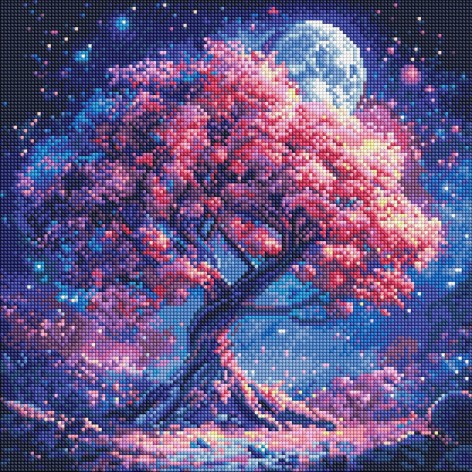 Набор с алмазной мозаикой на подрамнике 