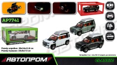 Машина мет. АВТОПРОМ 1:24 U8, батар,світло,звук,відкр.двері,кор. 28*16*12,8см /12-2/