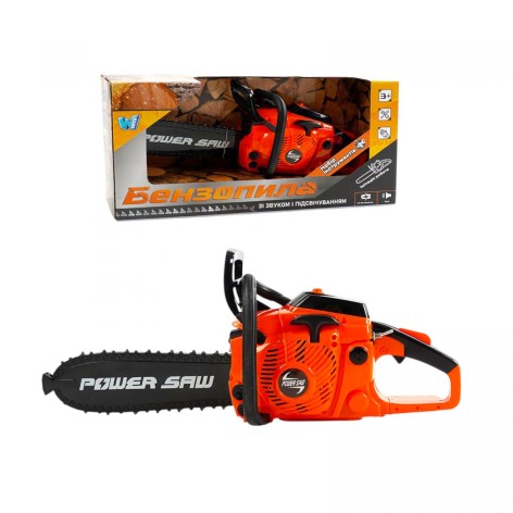 Дитяча бензопила WToys рухомий ланцюг, звукові ефекти